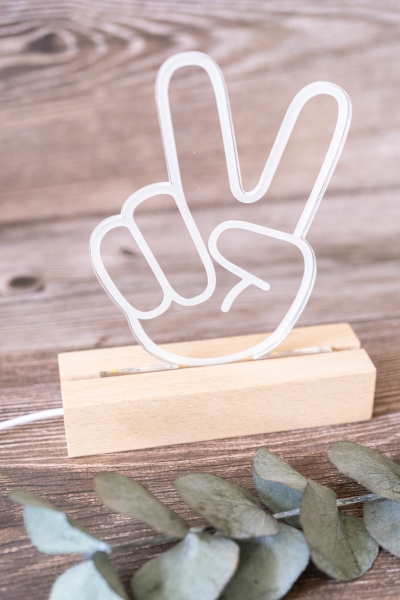 Lampe / Nachtlicht Finger -personalisiert-